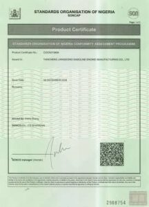 SONCAP Certification Jiang Dong